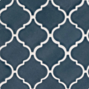 Bay Blue Arabesque Tile - ceramic tile